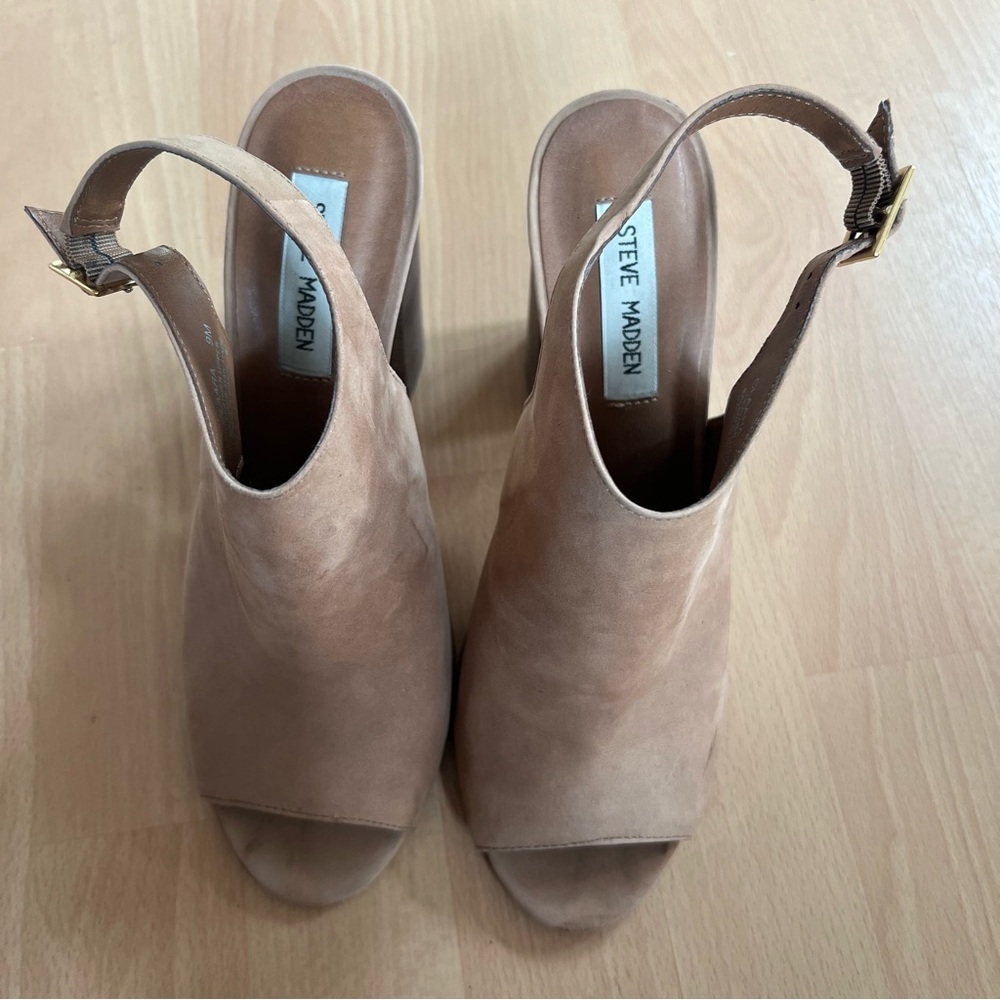 Steve Madden Claara Tan Mule Sandals